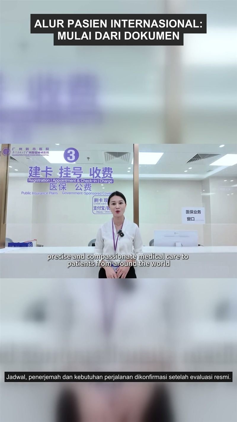 Materi edukasi BKC: alur pasien internasional Guangzhou